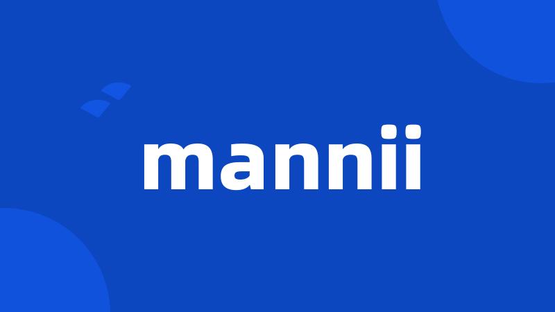 mannii