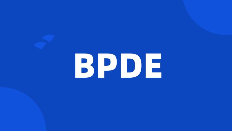 BPDE