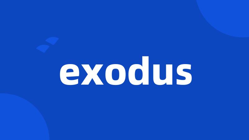 exodus