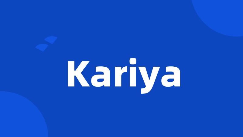 Kariya