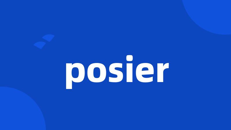 posier