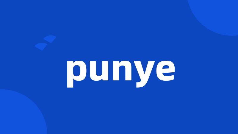 punye