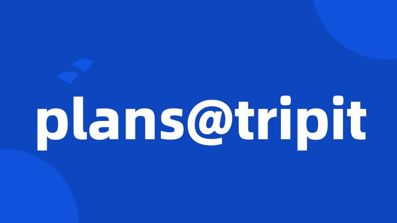 plans@tripit