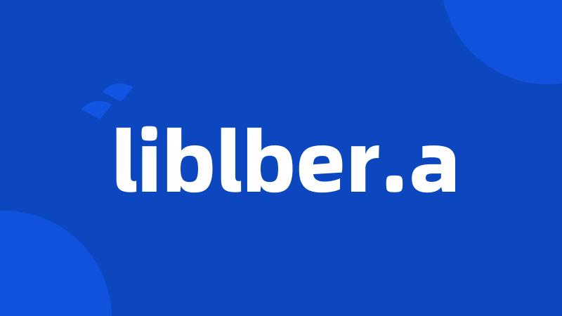 liblber.a