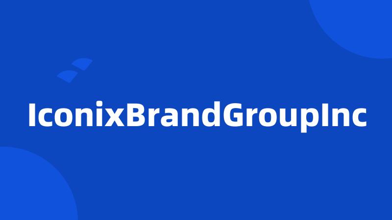 IconixBrandGroupInc