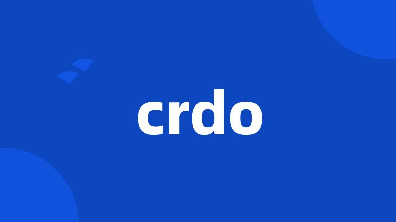 crdo