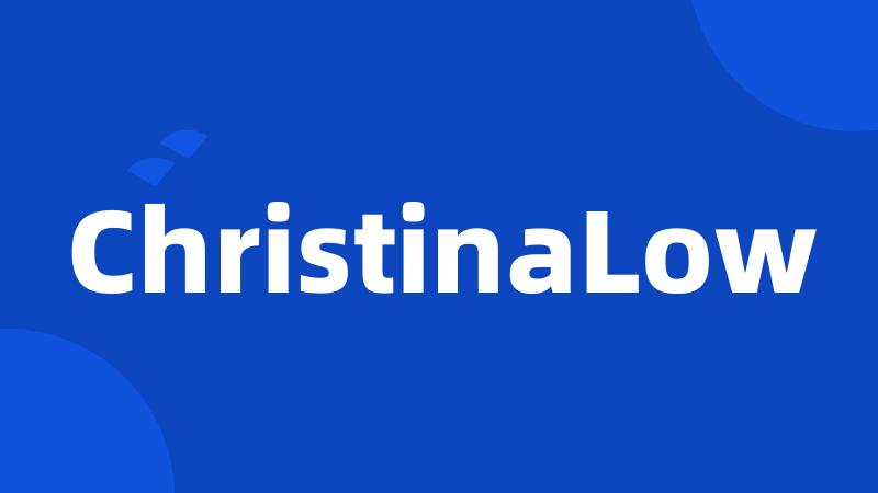 ChristinaLow