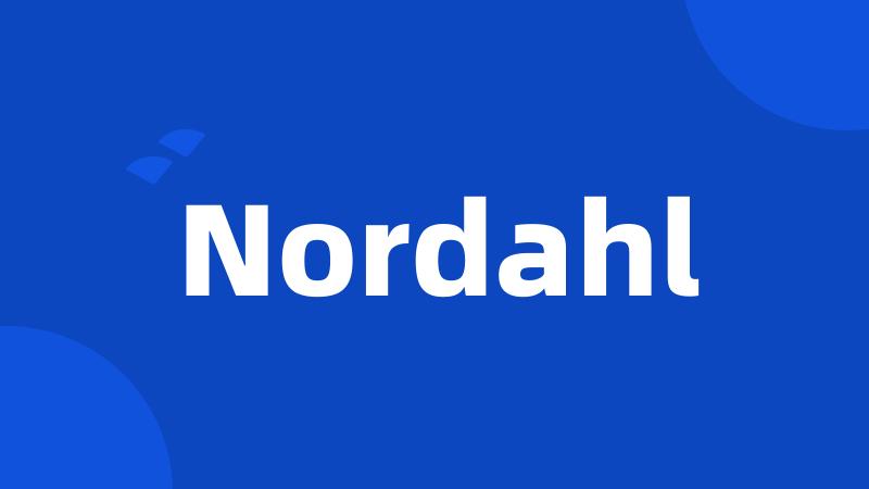 Nordahl