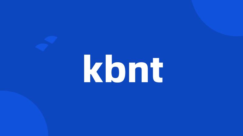 kbnt