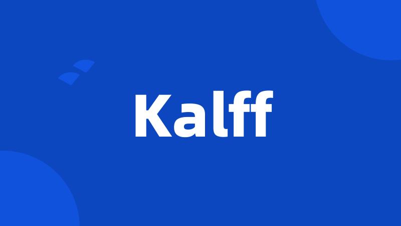 Kalff