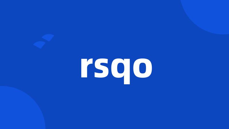 rsqo