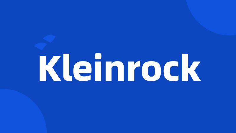 Kleinrock