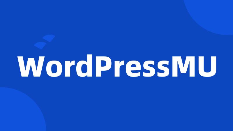 WordPressMU