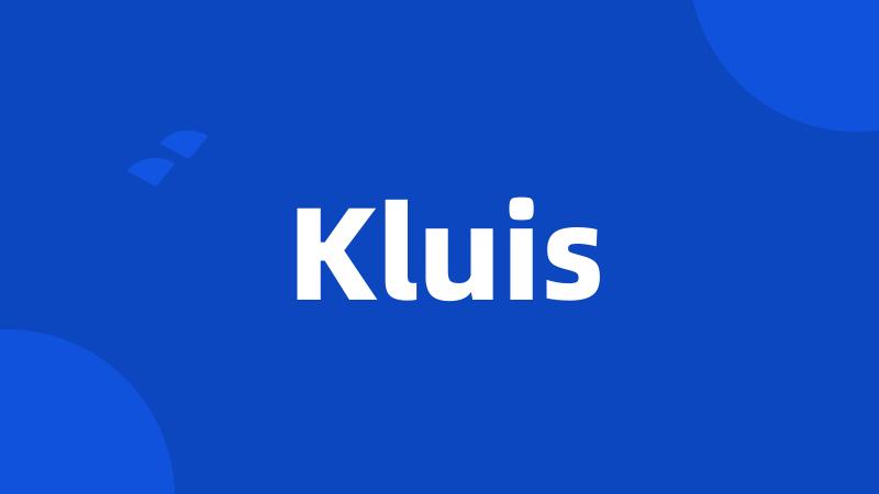 Kluis