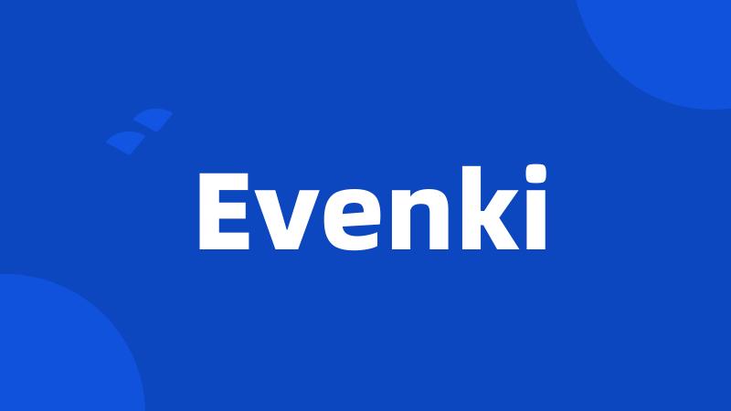 Evenki