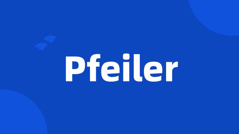 Pfeiler