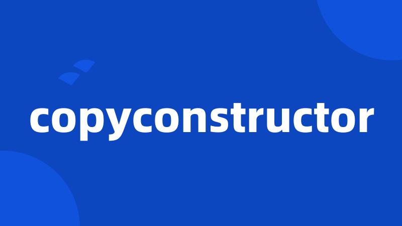 copyconstructor