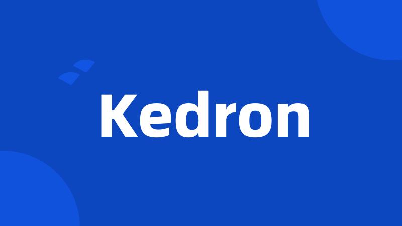 Kedron