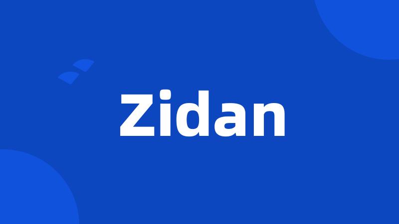 Zidan