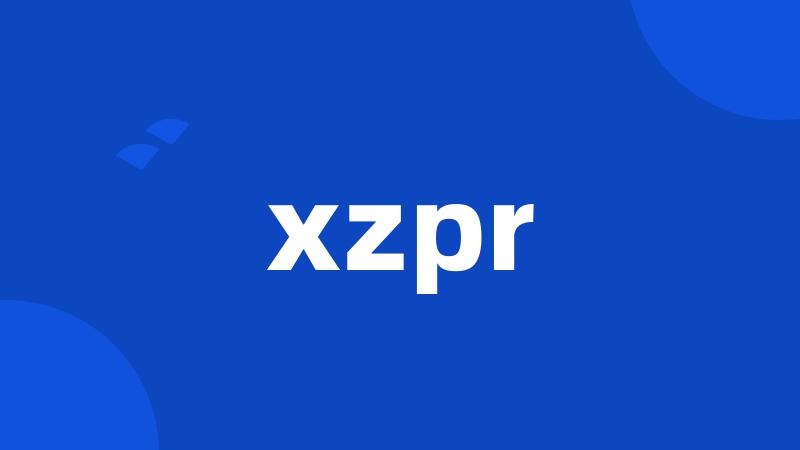 xzpr