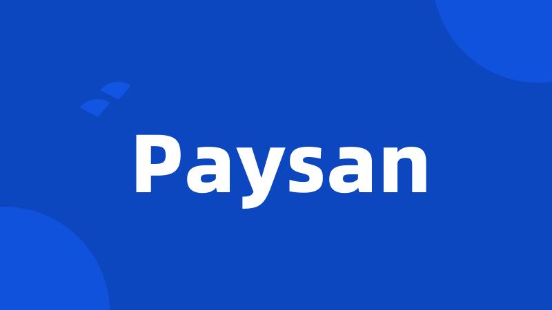 Paysan