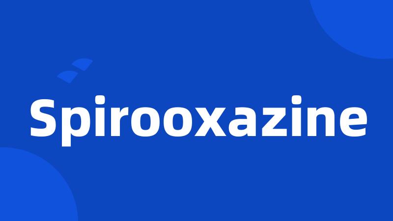 Spirooxazine