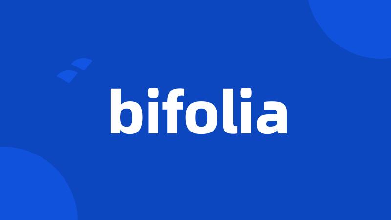 bifolia