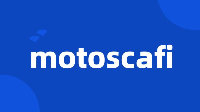 motoscafi