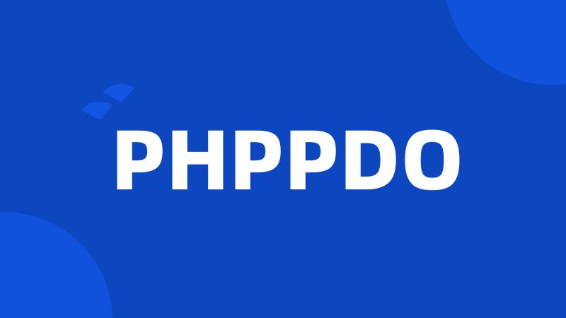 PHPPDO