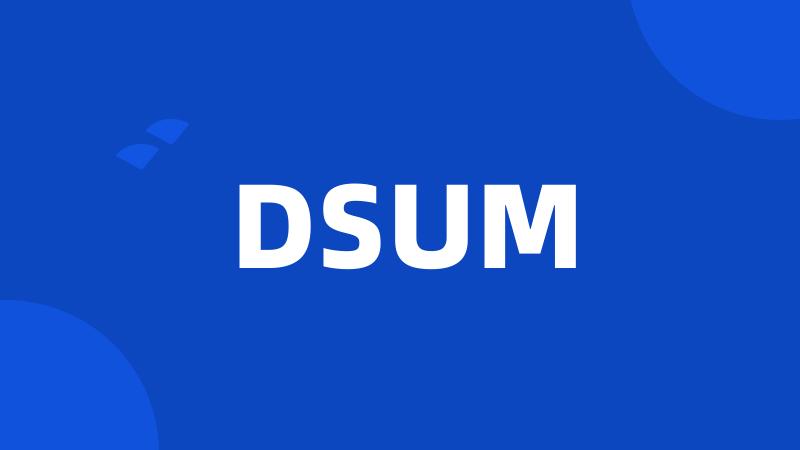 DSUM