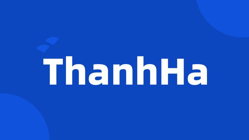 ThanhHa