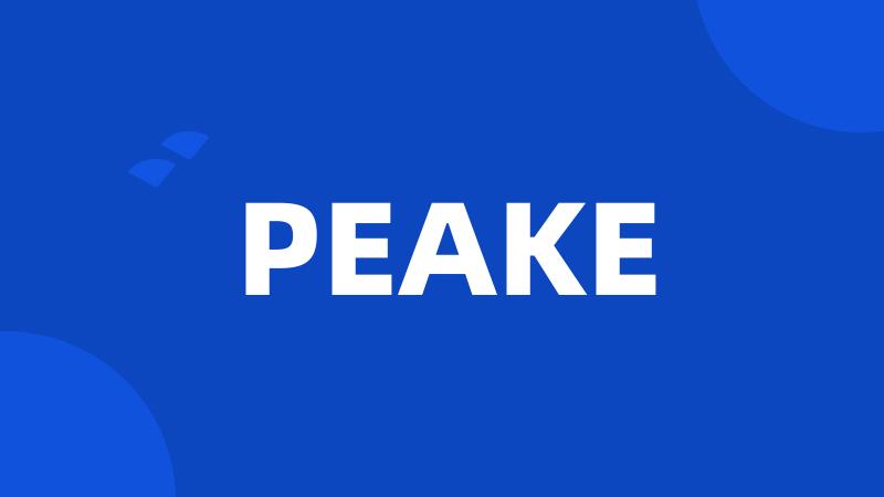 PEAKE