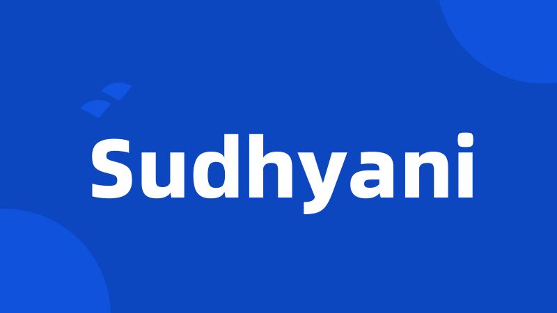 Sudhyani