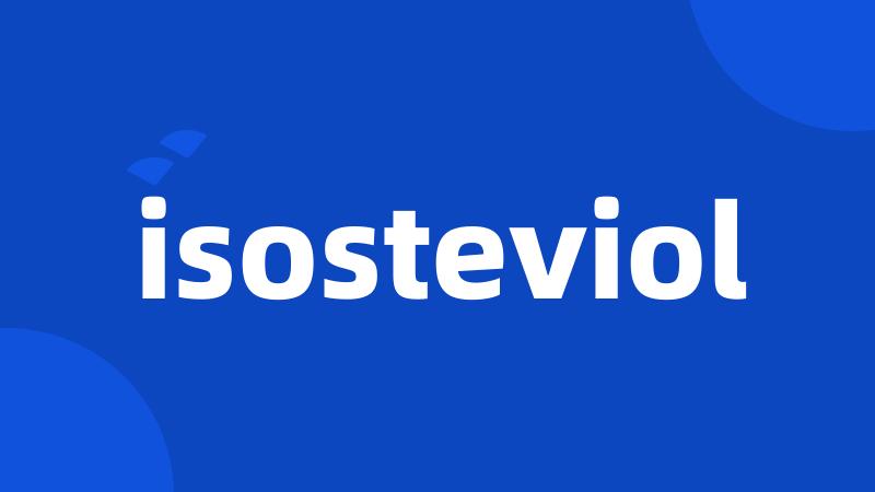 isosteviol