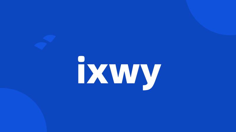 ixwy