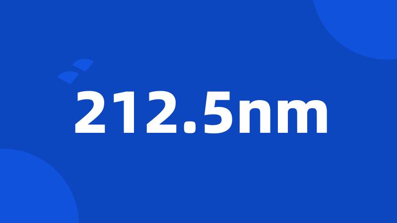 212.5nm