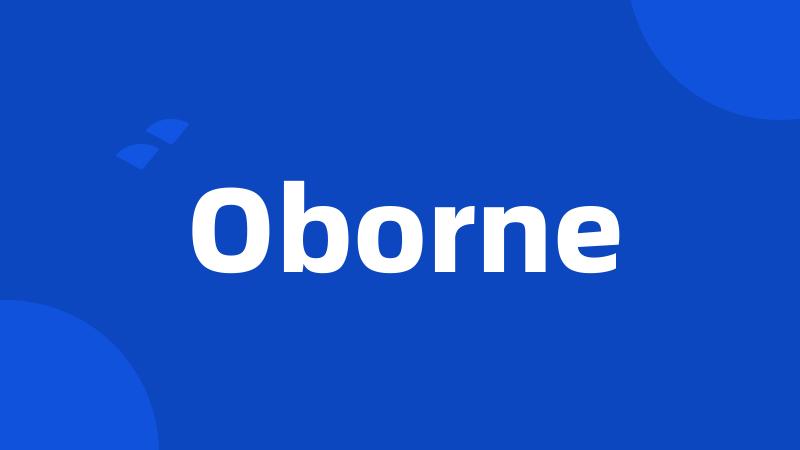 Oborne