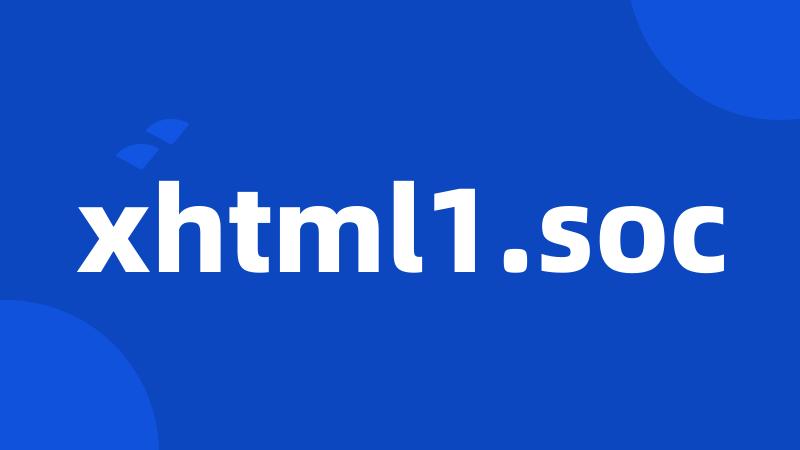 xhtml1.soc