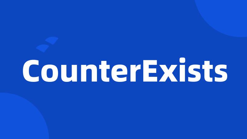 CounterExists