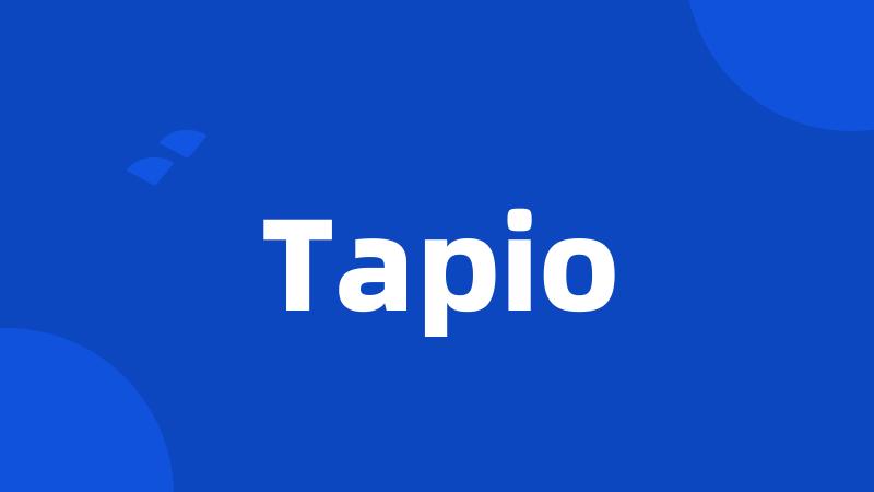 Tapio