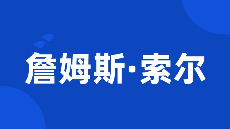 詹姆斯·索尔