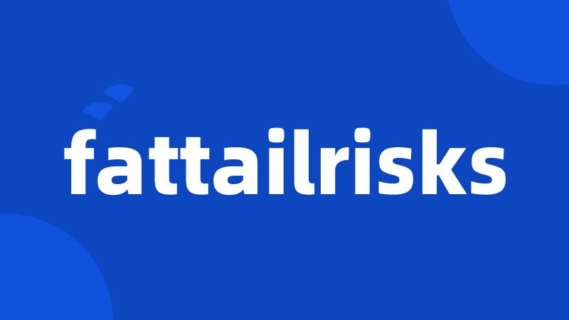 fattailrisks