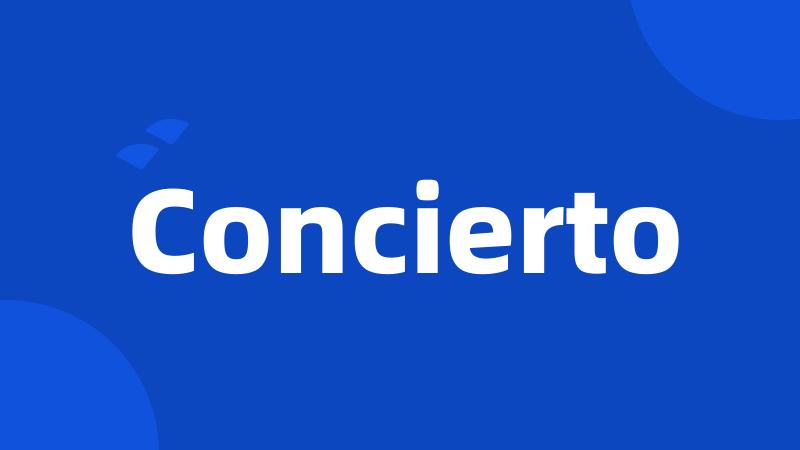 Concierto