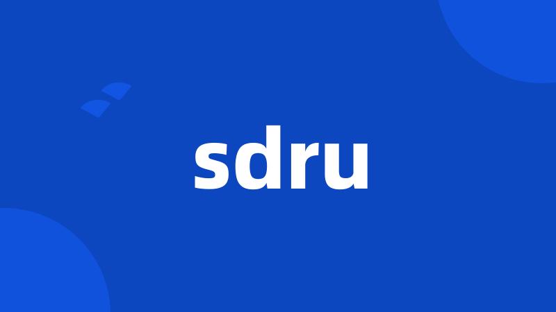 sdru