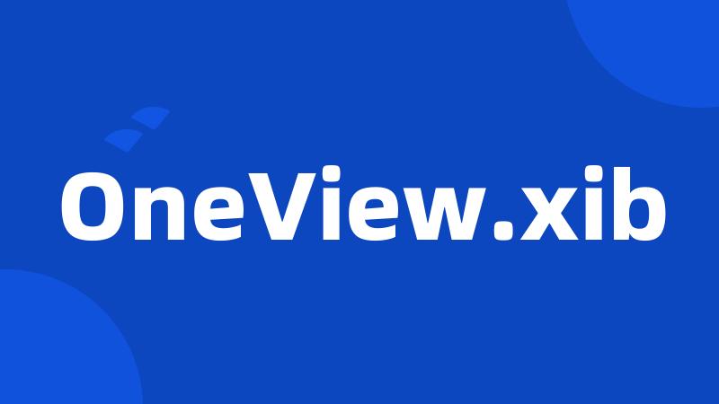 OneView.xib