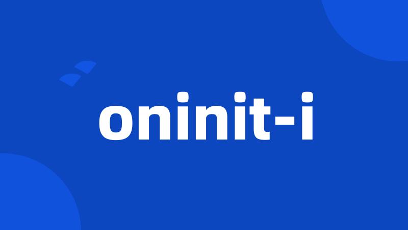 oninit-i