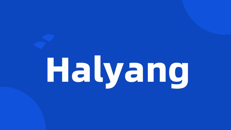 Halyang