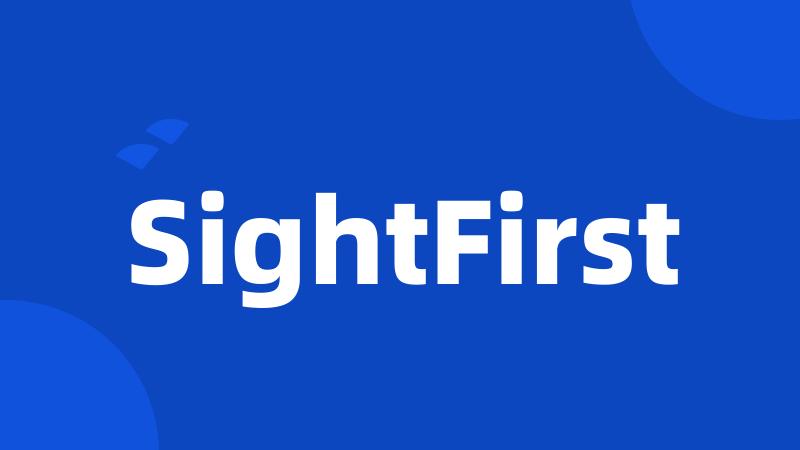 SightFirst