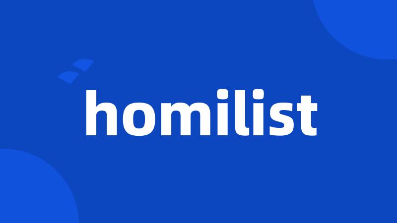 homilist