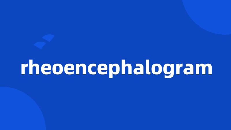 rheoencephalogram